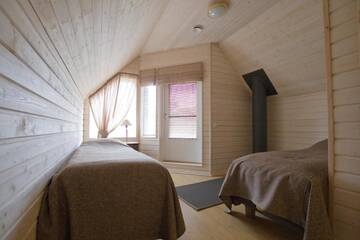 Фото номера Апартаменты с 2 спальнями Дома для отпуска Holiday Houses Saimaa Gardens г. Иматра 10