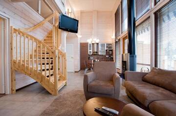 Фото номера Таунхаус с 3 спальнями Дома для отпуска Holiday Houses Saimaa Gardens г. Иматра 9