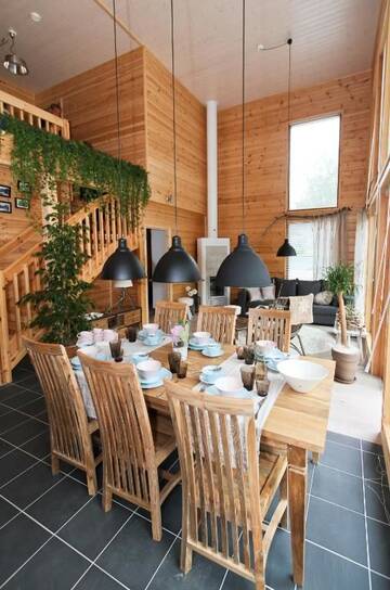 Фото номера Таунхаус с 3 спальнями Дома для отпуска Holiday Houses Saimaa Gardens г. Иматра 16