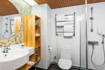 Фото номера Стандартный двухместный номер с 2 отдельными кроватями и доступом в спа-центр Отель Finlandia Hotel Imatran Kylpylä Spa г. Иматра 3